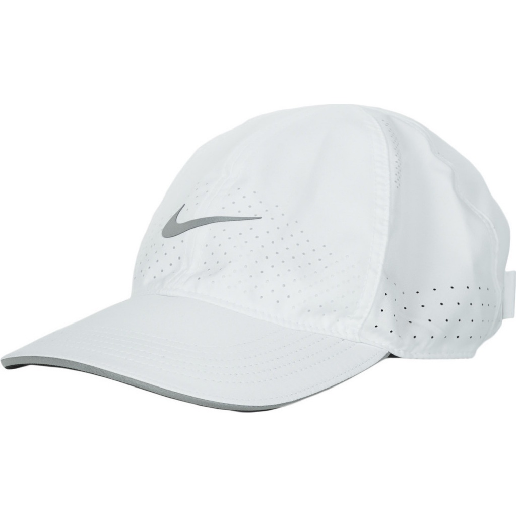 Topi Nike Dri-FIT Aerobill Featherlight Perforated White Cap DC3598-100 Original 100%