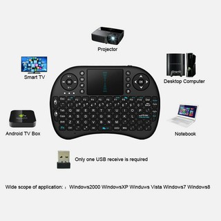 Keyboard Wireles Untuk    HP Hand Phone Gaming Mouse Mini TV
