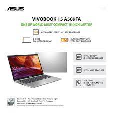 ASUS A509FA FHD321 SILVER CORE i3 10110 4GB 256SSD 15.6"FHD WIN10