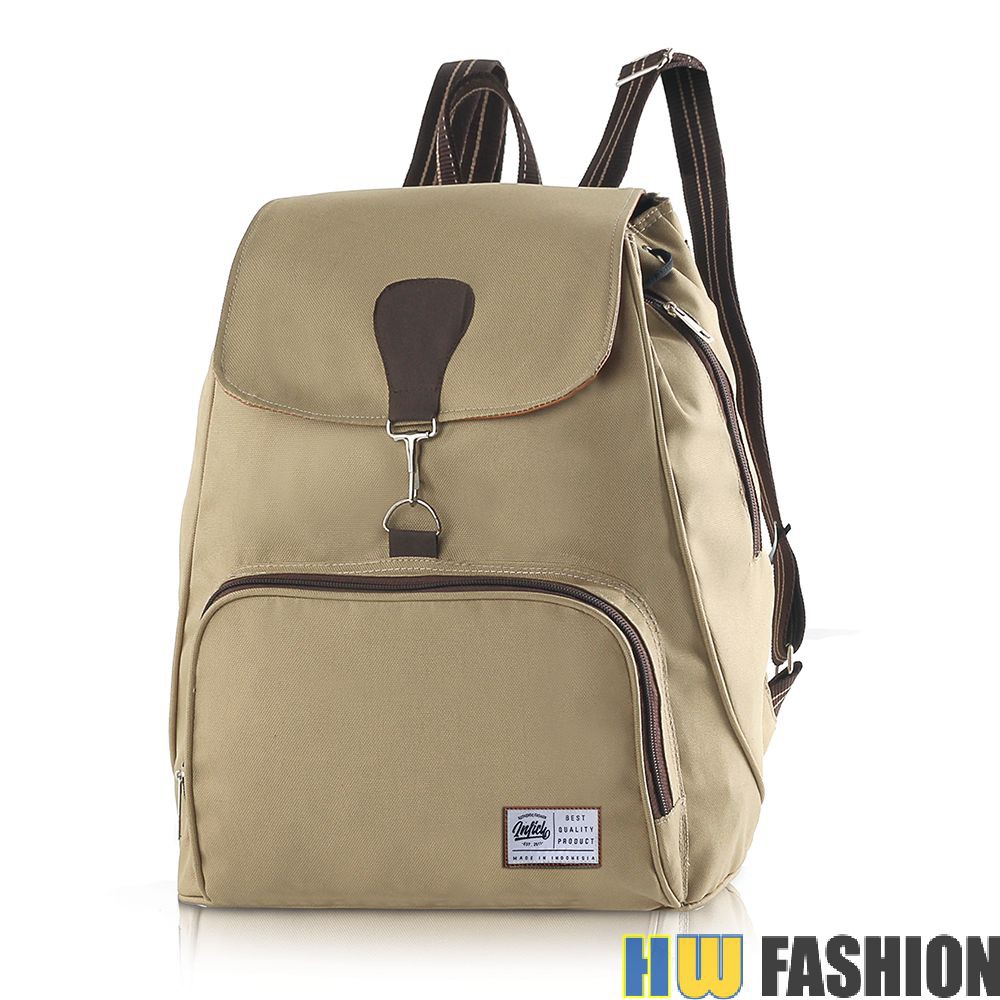 Inficlo - INF 990 Tas Punggung Ransel Wanita Coklat murah original cibaduyut keren