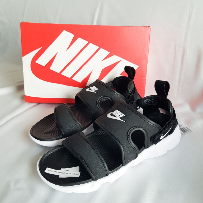 NIKE Owaysis Sport Sandals Black/White - size 38[US7] size 39[US8]