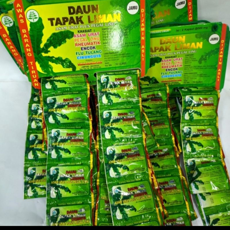 Jual Daun Tapak Liman Kapsul Renceng Original Shopee Indonesia