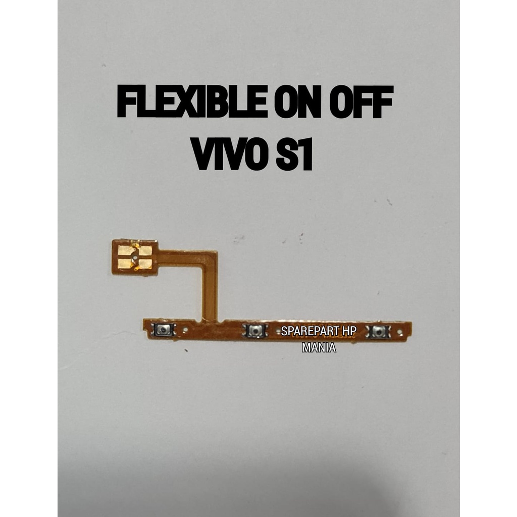 Flexible On Off Volume Vivo S1 Tombol On/Off Original