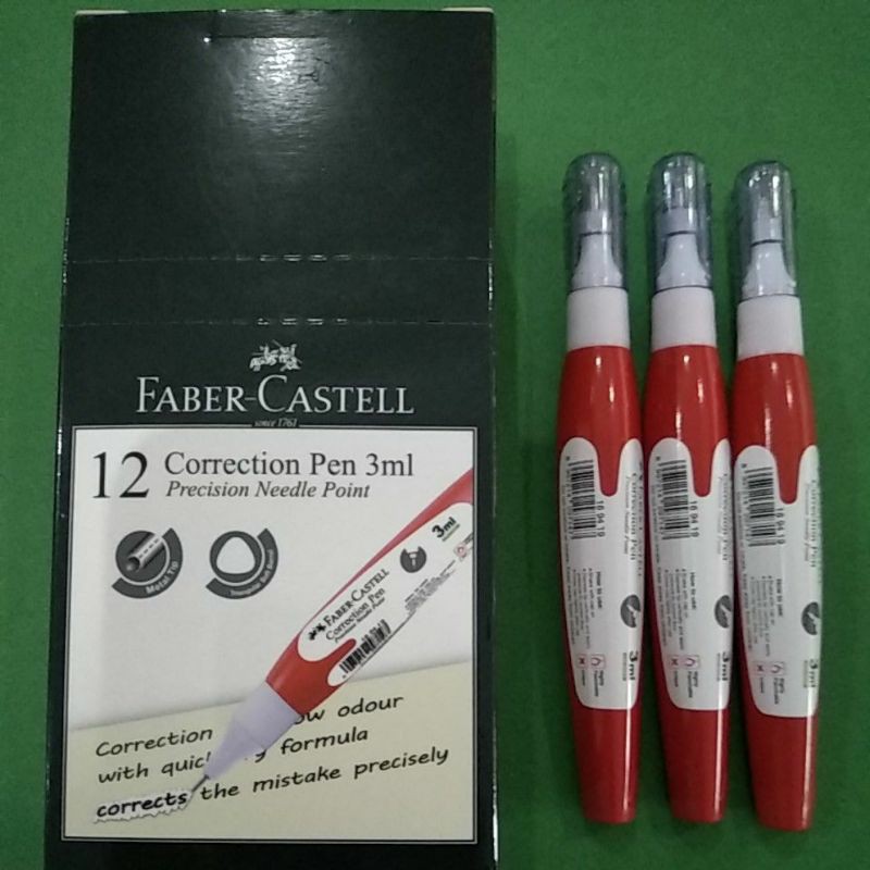 

Tip Ex Correction Pen Faber castell 3ml