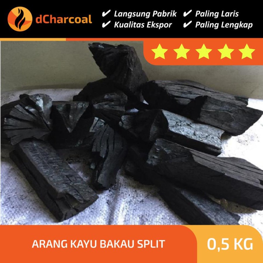 Arang Kayu Keras Bakau Mangrove Charcoal Lump BBQ Seafood Grill Medium