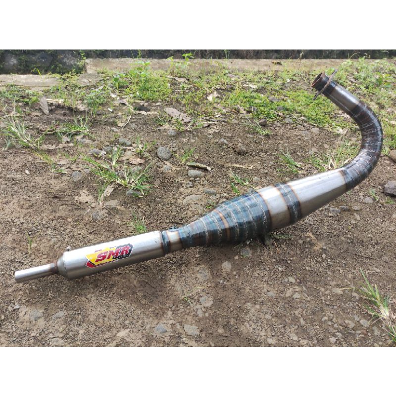 Knalpot Rxking Kolong Phyton Plat Karat SMR  // suara garing istimewa rx king/ninja/satria hiu/fizr/