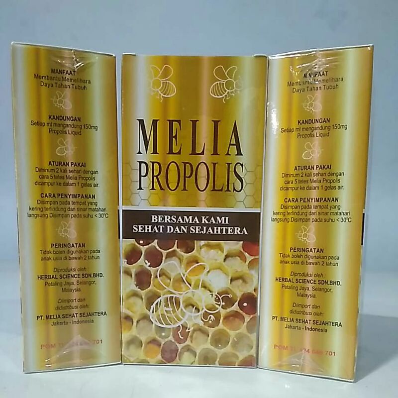 Propolis Melia 55ml sehat sejahtera original 100%