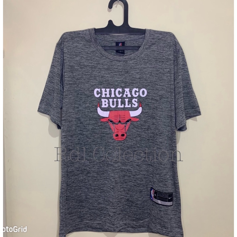 Tshirt Baju Kaos Basket NBA Chicago Bulls Michael Jordan Grade Original