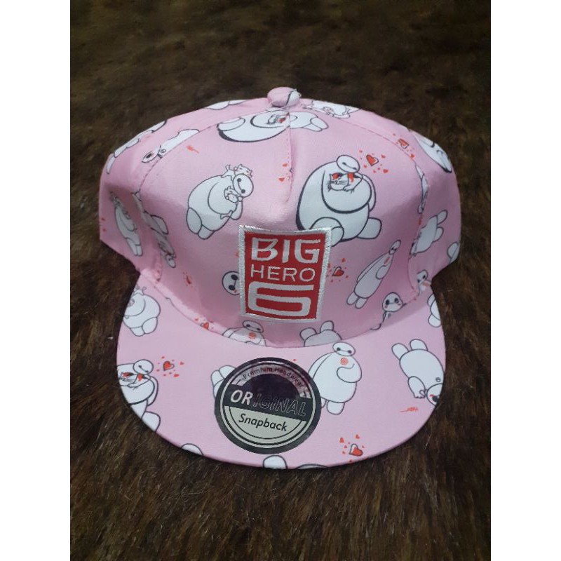 topi anak cewek baymax snapback