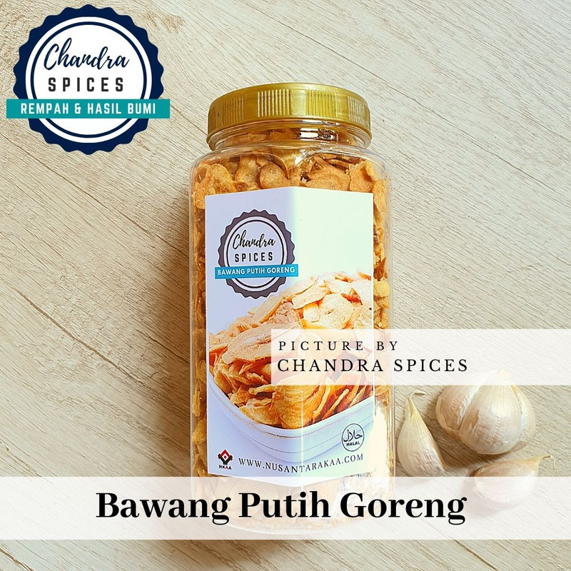 

Bawang putih goreng 250 gr (Botol)