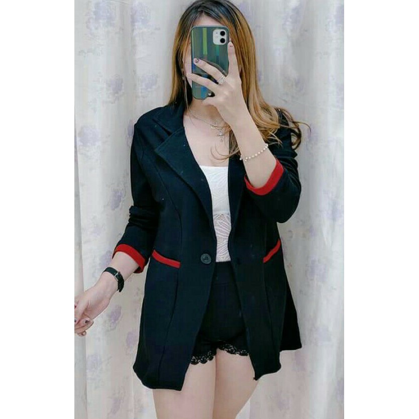 WSE390 - Blazer Donna Blazer Big SIze Blazer Wanita Jumbo Blazer 3XL Blazer XXXL PREMIUM QUALITY