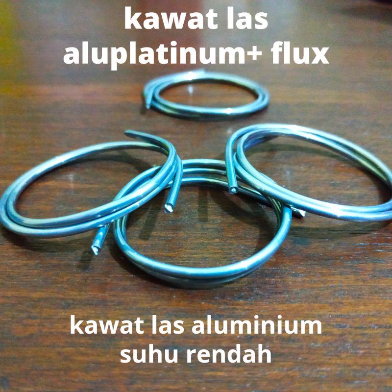 kawat las aluminium+flux suhu rendah
