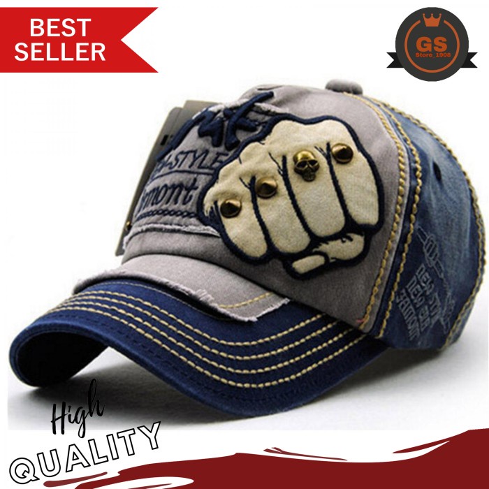 Topi Pria topi eiger rantemario original pria - NEVY, L(J9G0) Topi Baseball Topi Distro Original 100