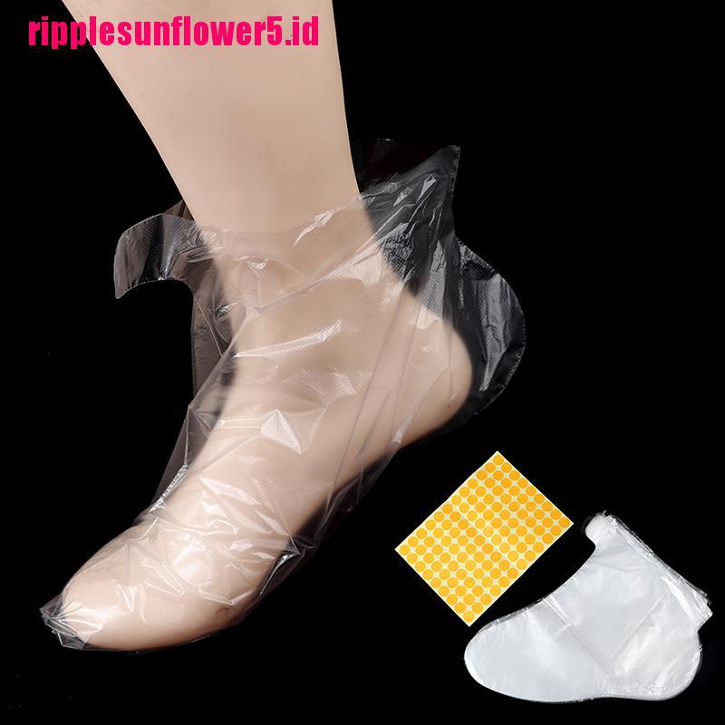 100pcs Plastik Bening Sekali Pakai Untuk Spa / Pedicure