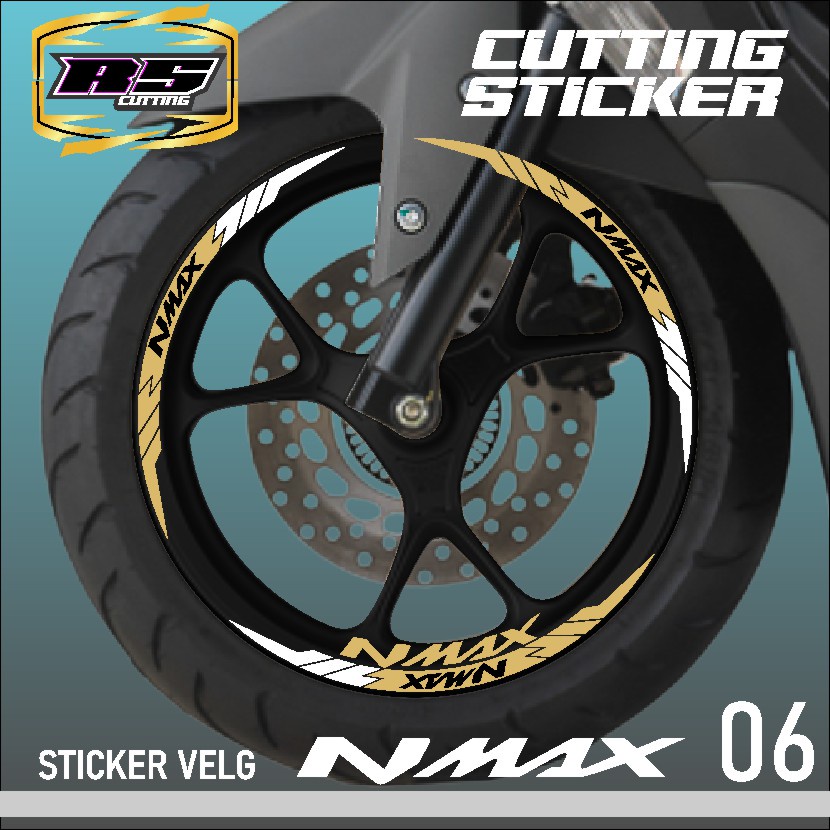 Jual Stiker Cutting Velg Ban Nmax Aksesoris Stiker Cutting Sticker List Velg Motor Yamaha Nmax