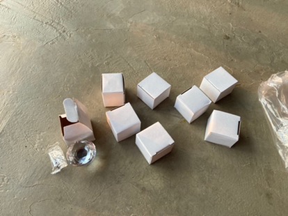 Handle Tarikan Laci Pintu Kristal Warna Putih Bening Ukuran 3cm