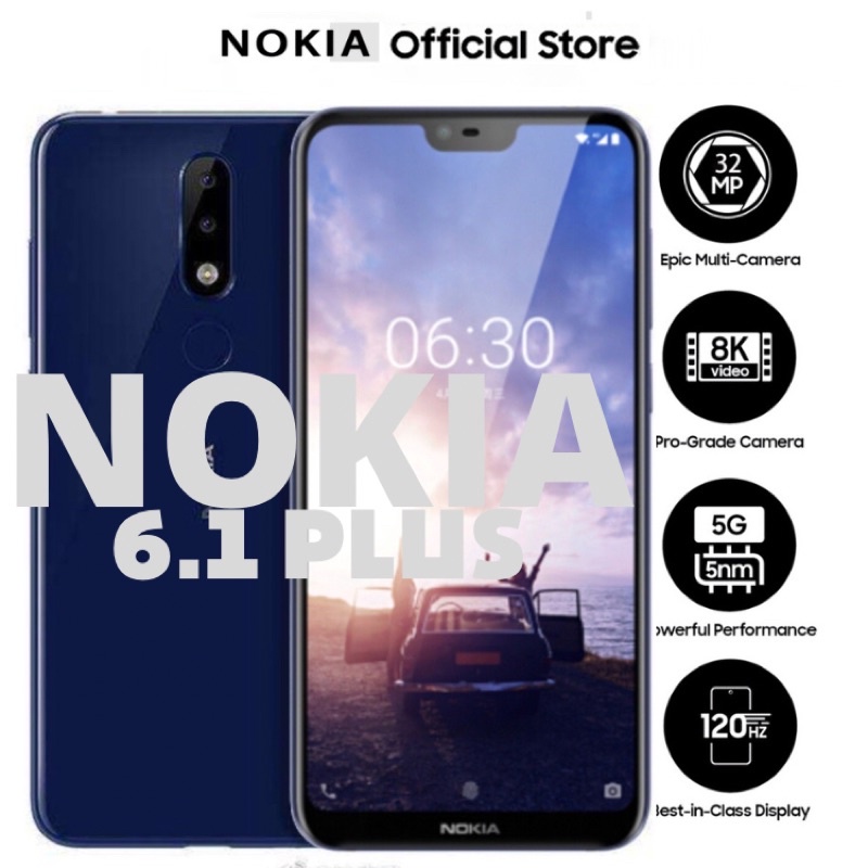 [NEW] NOKIA 6.1Plus 4/64GB GARANSI RESMI NOKIA