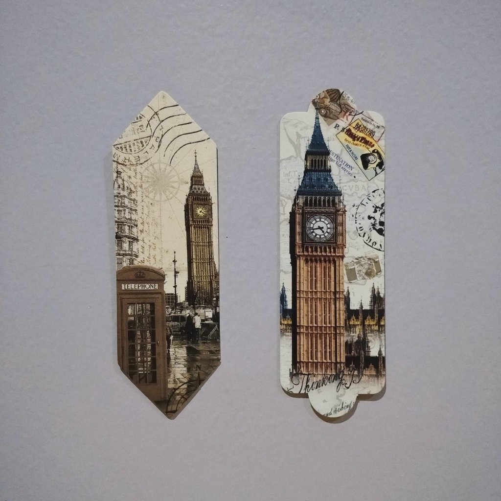 

Pembatas Buku Mini Bookmark Gambar Big Ben London Inggris