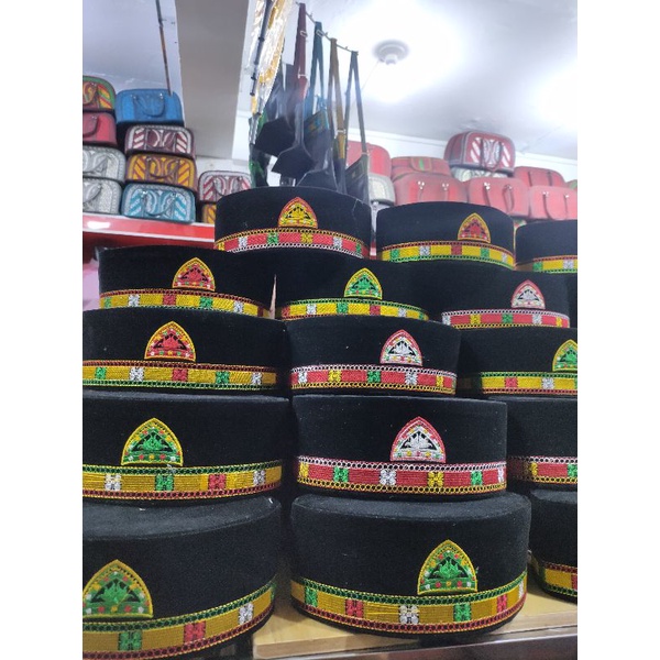 peci Aceh motif kerawang gayo | kupiah meukeutop