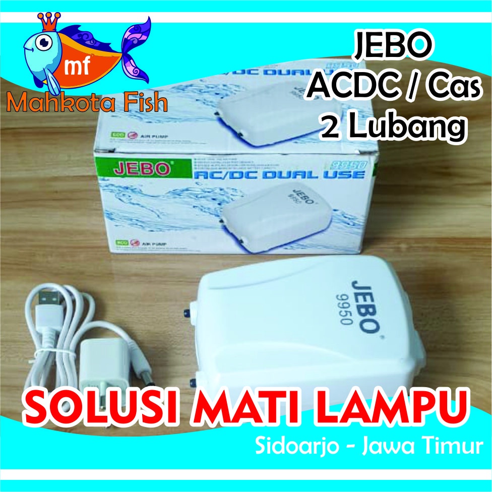 Aerator ACDC | AERATOR CAS | AERATOR LAMPU MATI | Air Pump Aquarium | Mesin Airator (GRATIS BUBLE WRAP)