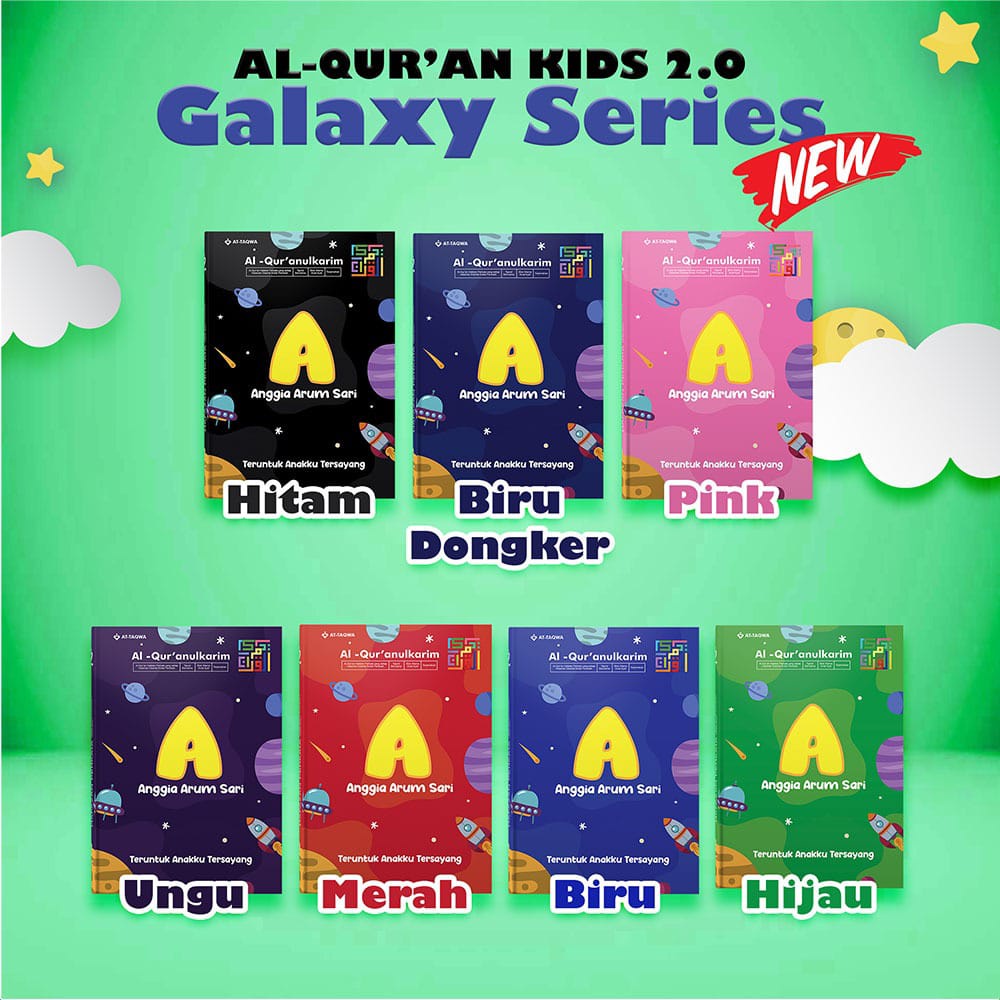 Alquran Hafalan Attaqwa custom kids galaxi