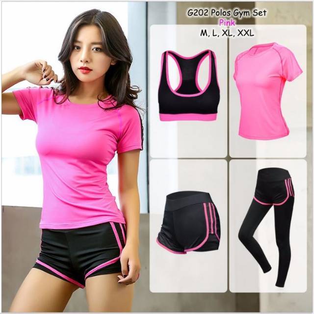 PAKAIAN WANITA G202 GYM SET