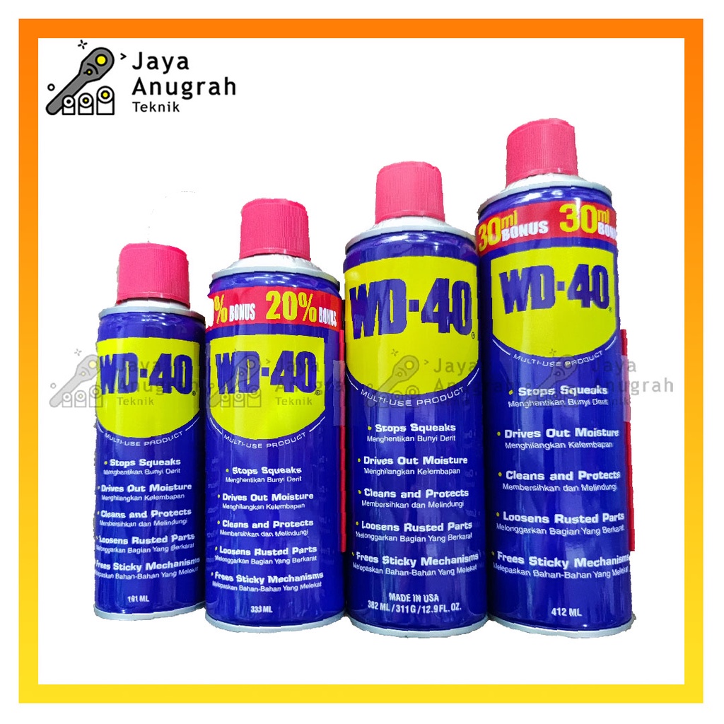 WD 40 Pelumas Anti Karat / WD40 / WD-40 / Pelumas Serbaguna