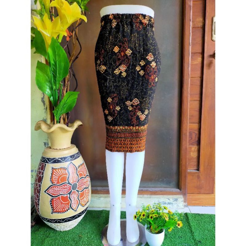 ROK BATIK PENDEK/PLISKET MODERN