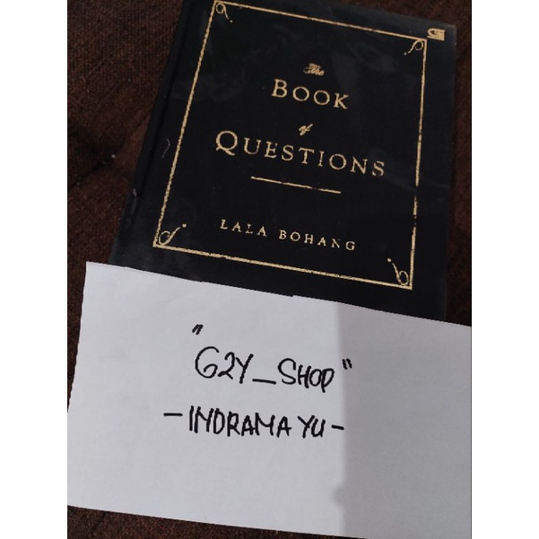 Preloved buku novel boof of questions lala bohang