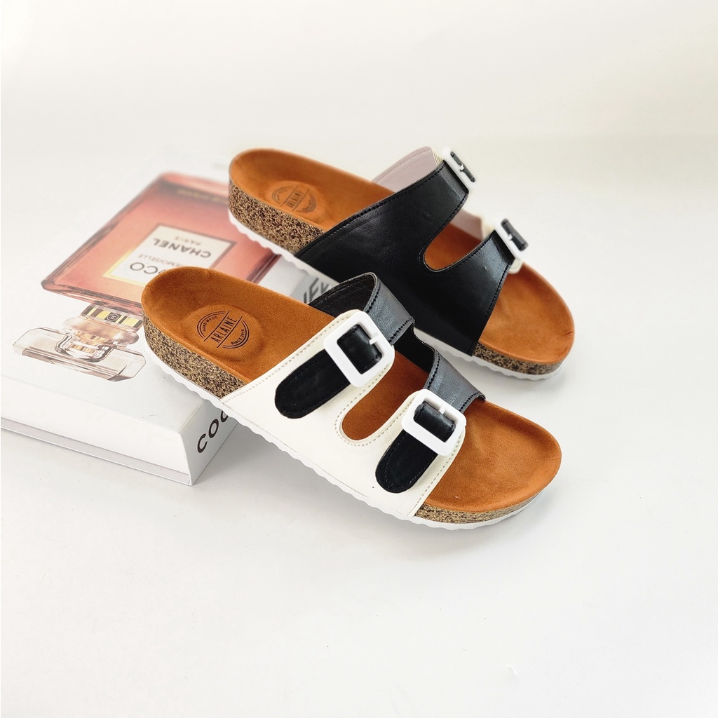 ARLAINE YOSHIE Sandal Casual wanita Sandal Puyuh Sandal Birken 2 Warna BM.01