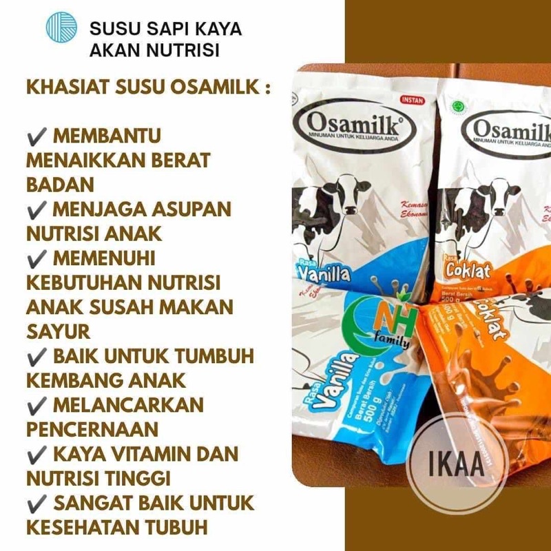 

susu osamilk bpom ori✅