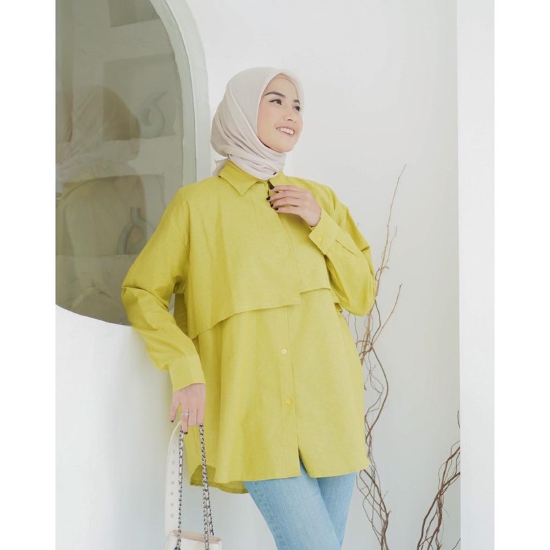 (MSB) KEMEJA KANNA BLOUSE ATASAN WANITA SHIRT