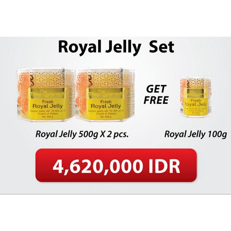 

Royal Jelly Thailand Thepprasit Set