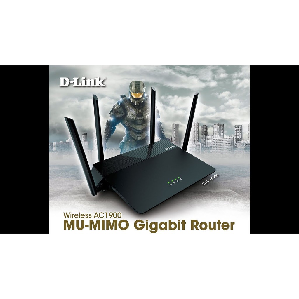 D-Link DIR-878 Wireless AC1900 MU-MIMO DualBand Gigabit Router