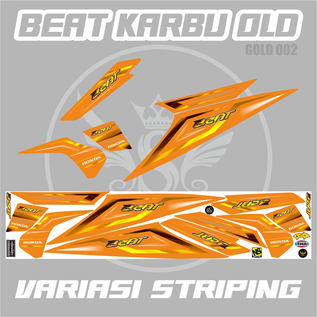 VARIASI STRIPING BEAT KARBU / BEAT KARBU OLD / BEAT LAMA / VARIASI STRIPING MOTOR HONDA BEAT LAMA GO