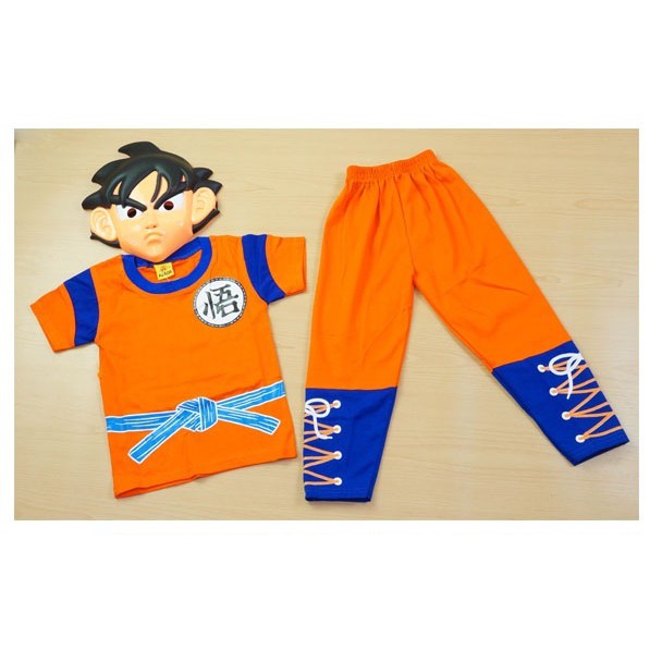 Baju Setelan Anak Kostum Topeng Superhero DragonBall Dragon Ball