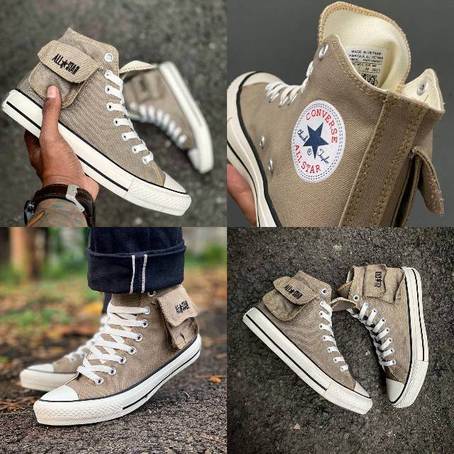 converse classic cargo mocca high