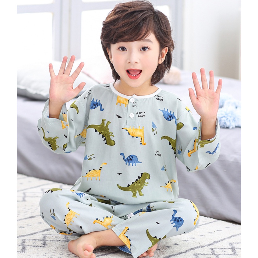 Baju Tidur Anak Impor / Setelan Baju Tidur Anak Cowok Cewek / Piyama Anak / Pajamas Anak / Set Pyjamas Anak / Baju Anak Nyaman