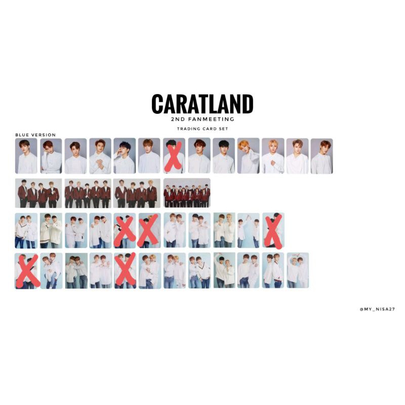 Trading Card Caratland 2018 Blue ver. SET