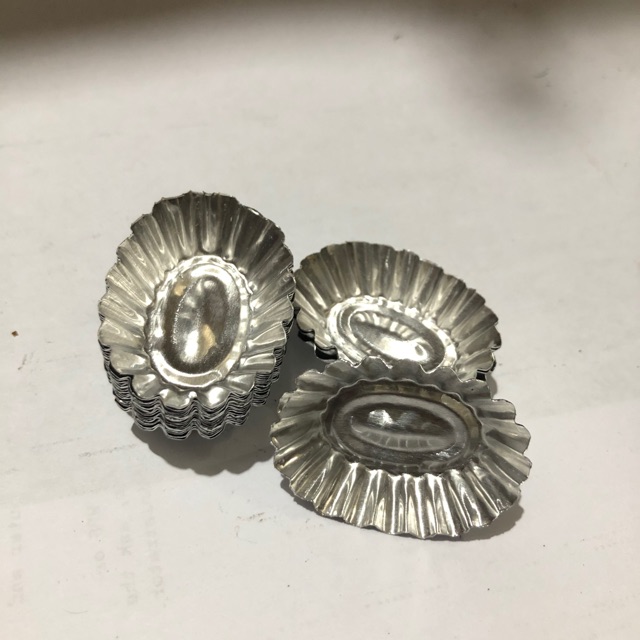 Cetakan Nastar Oval & Daun & Bunga / Kue Nastar 20 Pcs