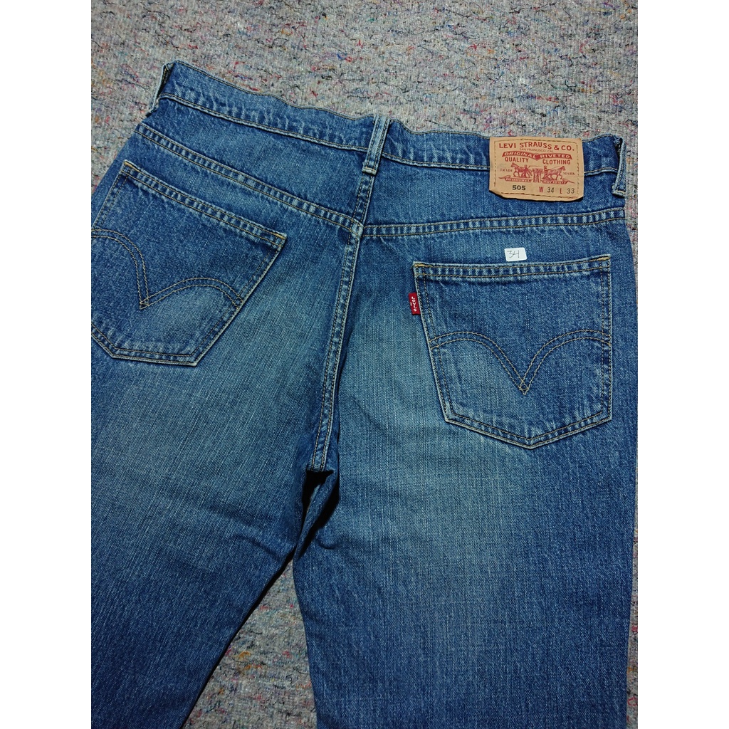 Levis 505 second original size 34