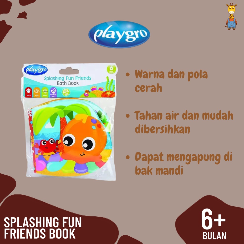 Playgro Splashing Fun Friends Book