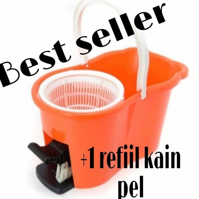 Jual Alat Pel Putar Proclean Dengan Pedal Kaki Orange Barang Ada Terus Shopee Indonesia