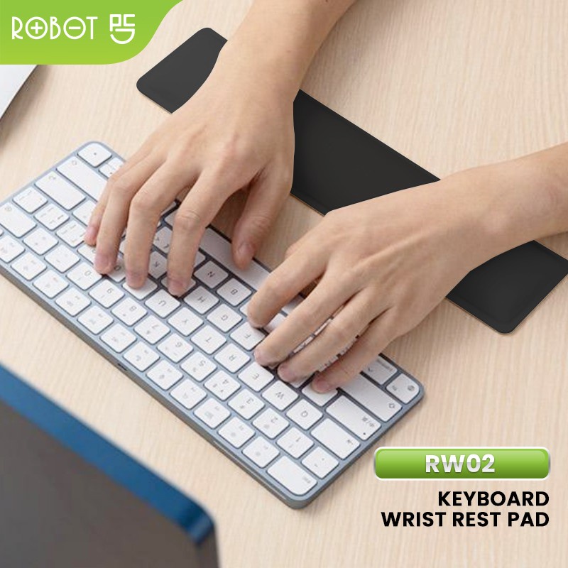 Keyboard Wrist Rest Pad Ergonomic Design PU Material - ROBOT RW02