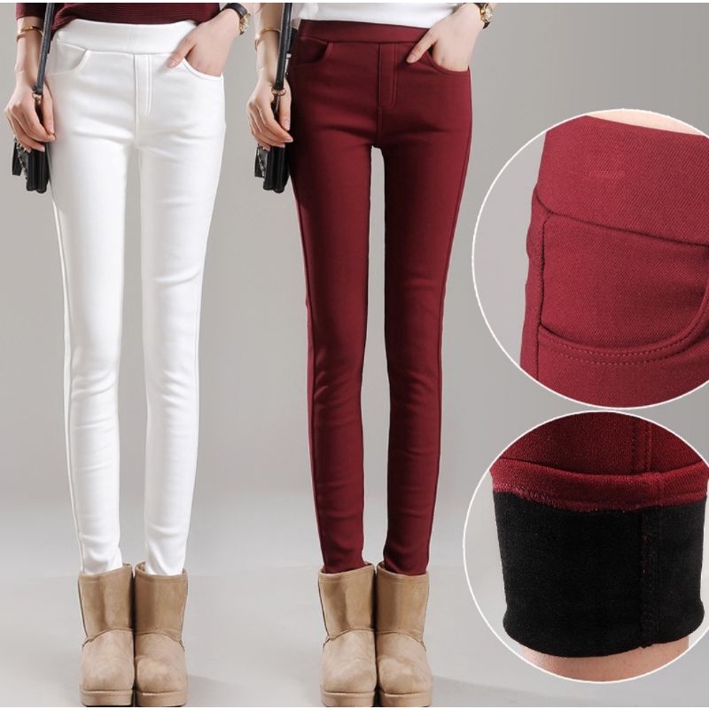 CELANA WANITA SLIM  MUSIM DINGIN / WINTER READY STOCK