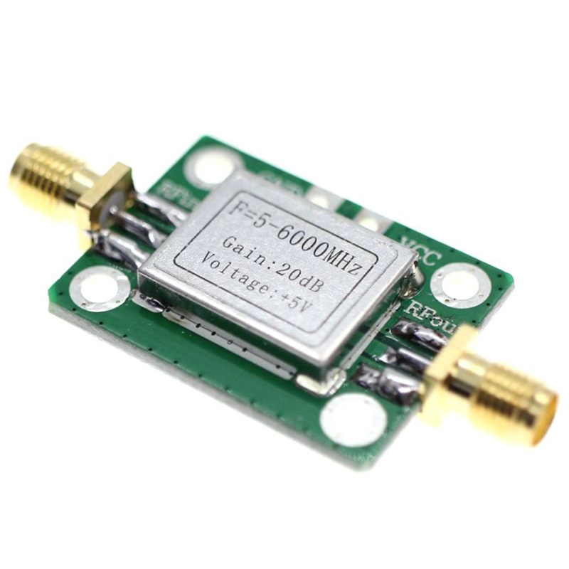 Btsg Gains 20dB RF Signal Amplifier Booster Module 5M-6GHz Modul RF Frekuensi Tinggi