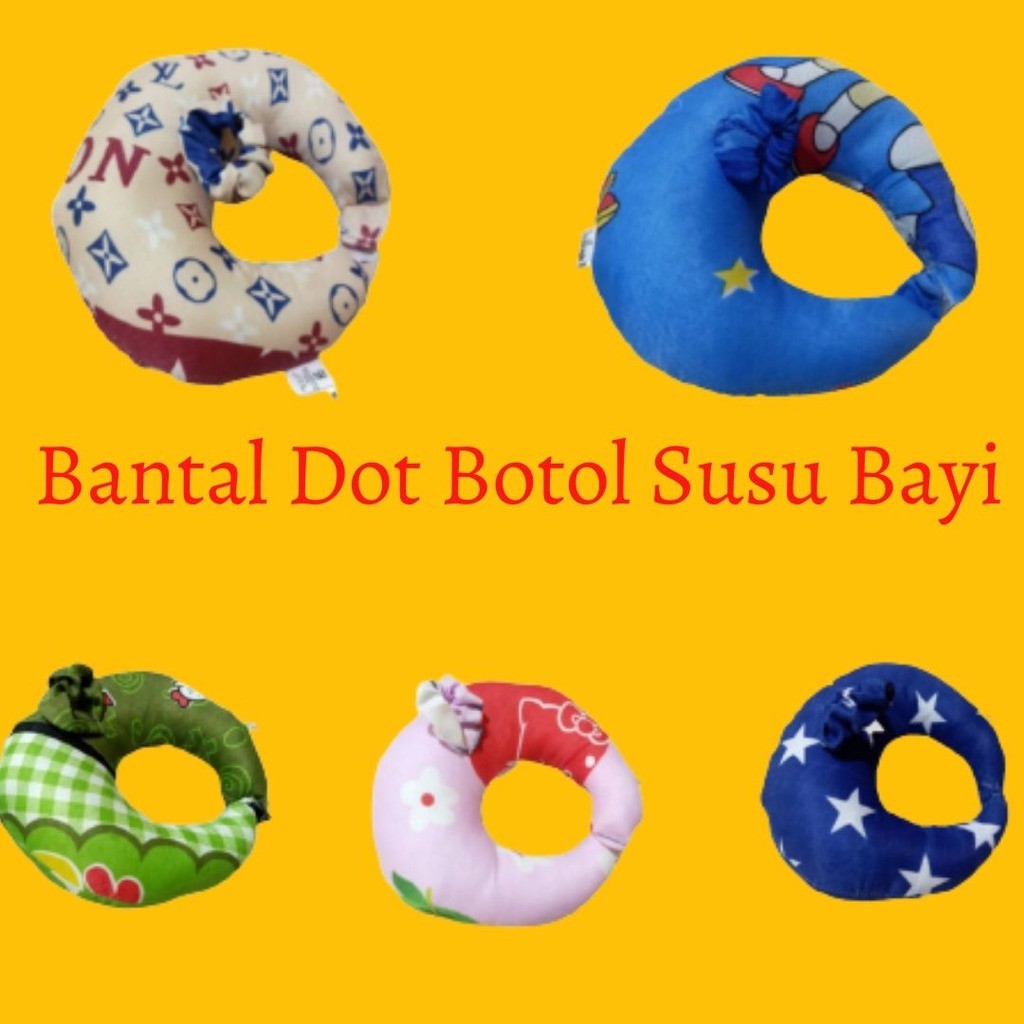 Bantal Dot Susu Bayi / Bantal Susu Bayi / Bantal Penyangga Botol Bayi