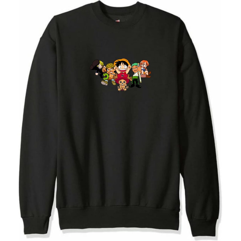 Premium Sweater Crewneck Black NY The Simpson Onepiece Marvel Starwars Dragonball Dll