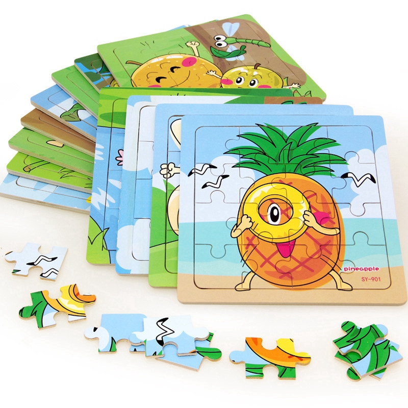 kids wooden jigsaw