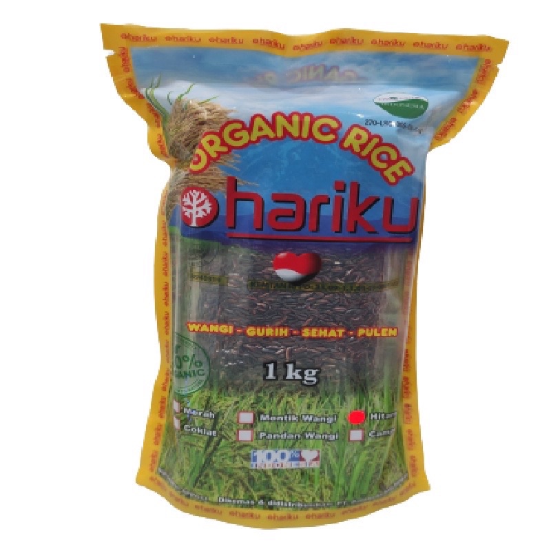 

Beras hitam premium organic hariku 1kg & 2kg